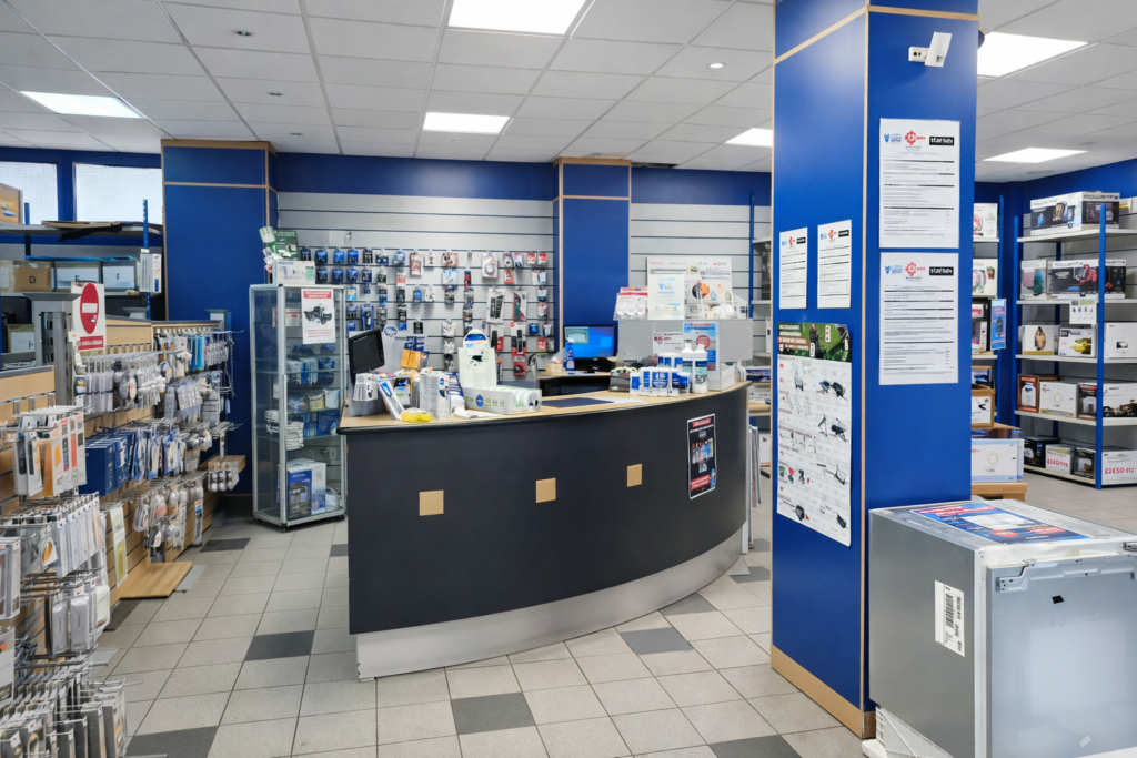 Comptoir d'accueil à Raismes